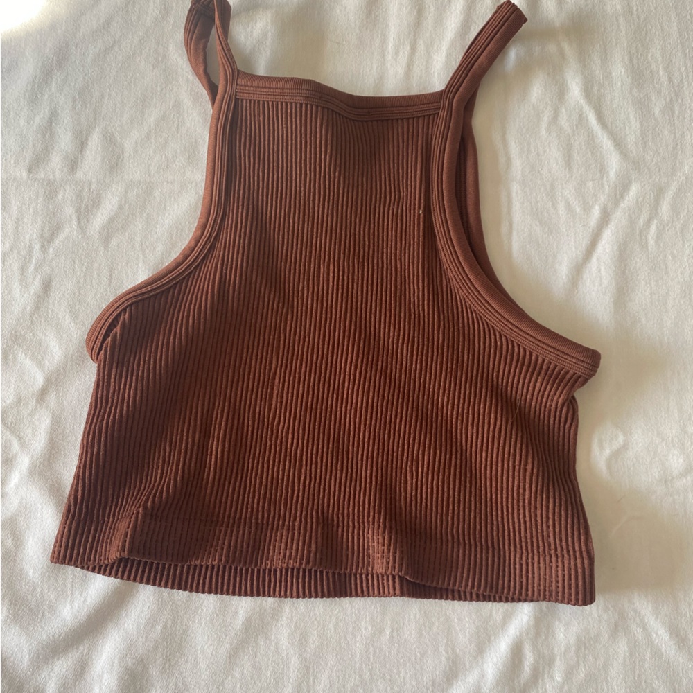 brown forever 21 tank top